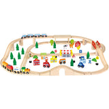 Viga Eisenbahn und Stadt, 90 Teile 1 Satz