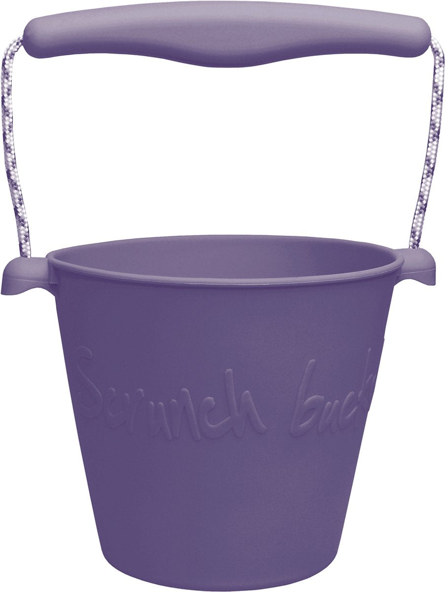 Scrunch-Spielzeugeimer – lila – faltbar – recycelbar