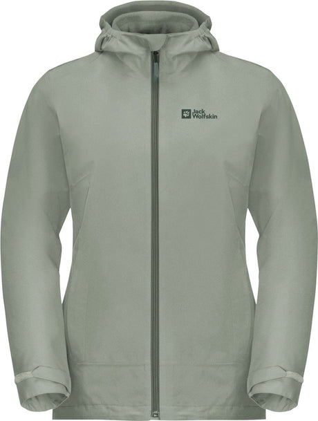 Jack Wolfskin Moonrise 3in1 JKT W Damen Outdoorjacke – Mint Leaf