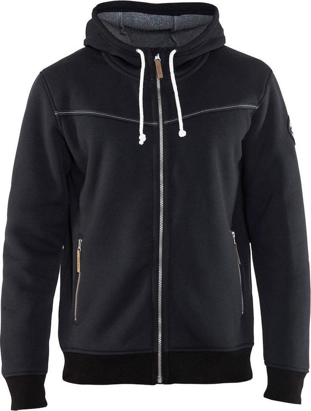 Blåkläder 4933-2514 hoodie met warme voering zwart maat l
