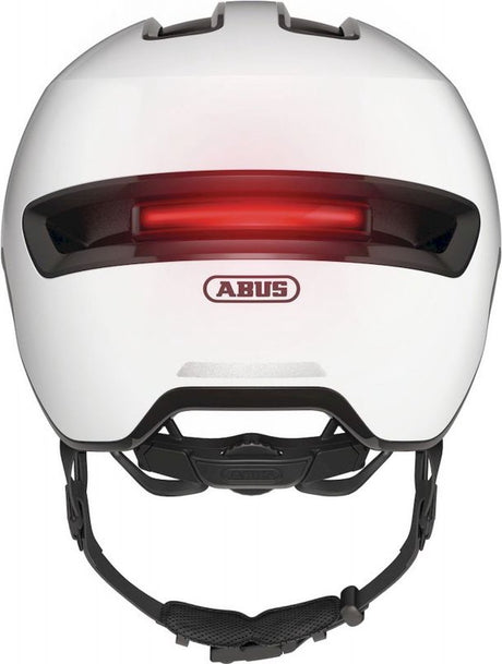 Abus hud-y ace - Fahrradhelm glänzend weiß l (57 - 61 cm)