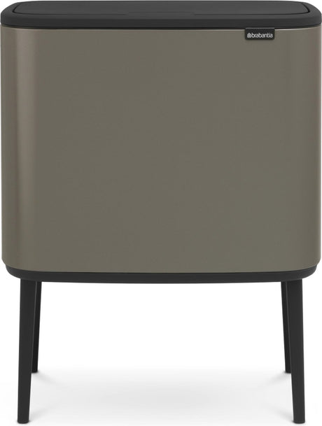 Brabantia bo touch bin prullenbak - 36 liter - 1 vak - platinum