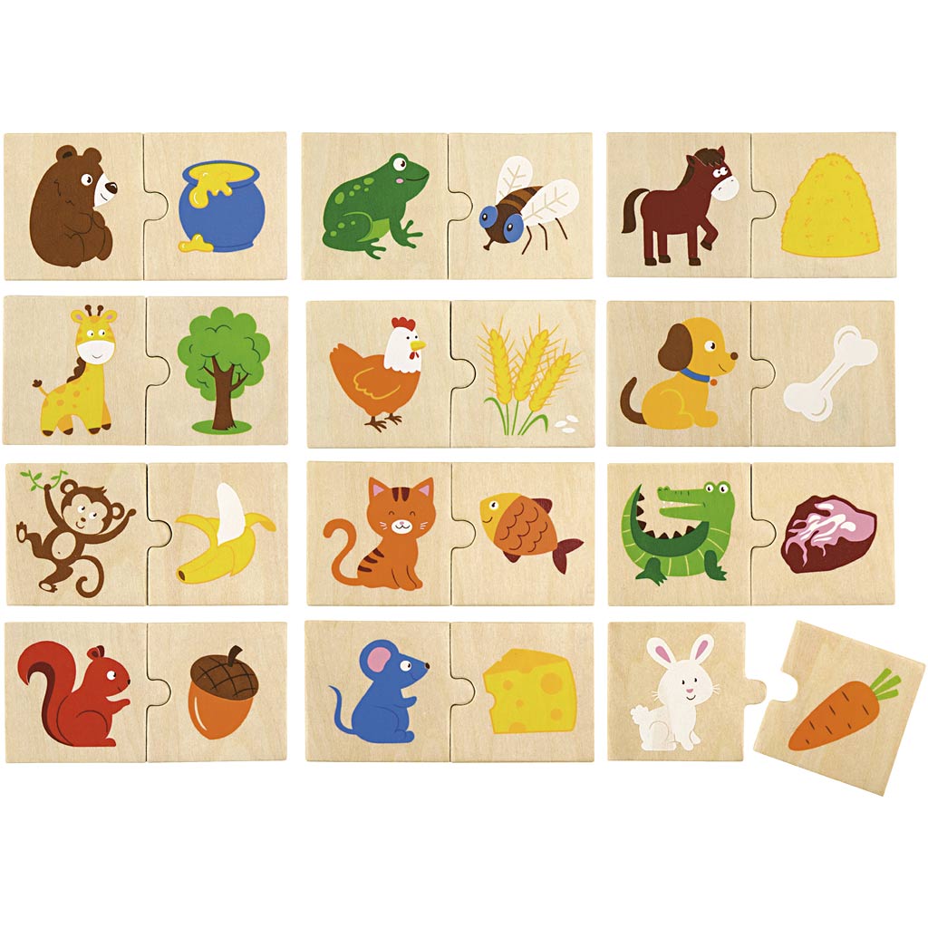 Viga-Puzzle, 12 Teile, 1 Set