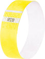 Sigel Eventarmbänder superweich 255x25mm 120 Stück fluoreszierend gelb