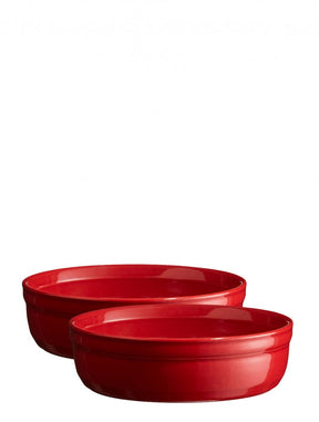 Emile henry crème brûlée schaaltje set 2 stuks - grand cru