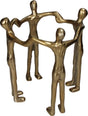 Hd collection ornament beeldje aluminium 21,5x21,5x23cm