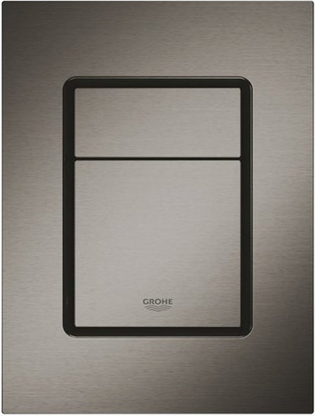 Grohe Skate Cosmopolitan S Bedienfeld-WC – vertikal – Doppelspülung – gebürstetes Hartgraphit (mattes Anthrazit) – schlanke Größe
