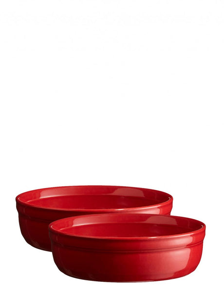 Emile henry crème brûlée schaaltje set 2 stuks - grand cru