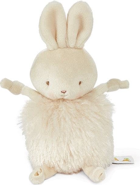 Bunnies by the Bay Roly Poly Kuscheltier – Stofftier – gestickte Details – Kaninchen – 13 cm – Beige
