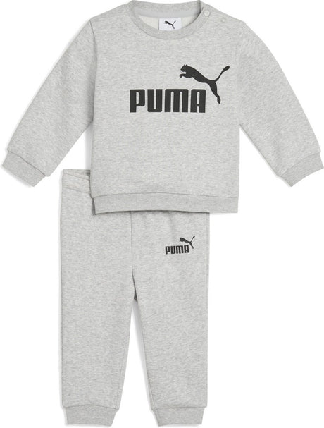 Puma minicats ess crew set fl inf unisex trainingspak - light gray heather 68