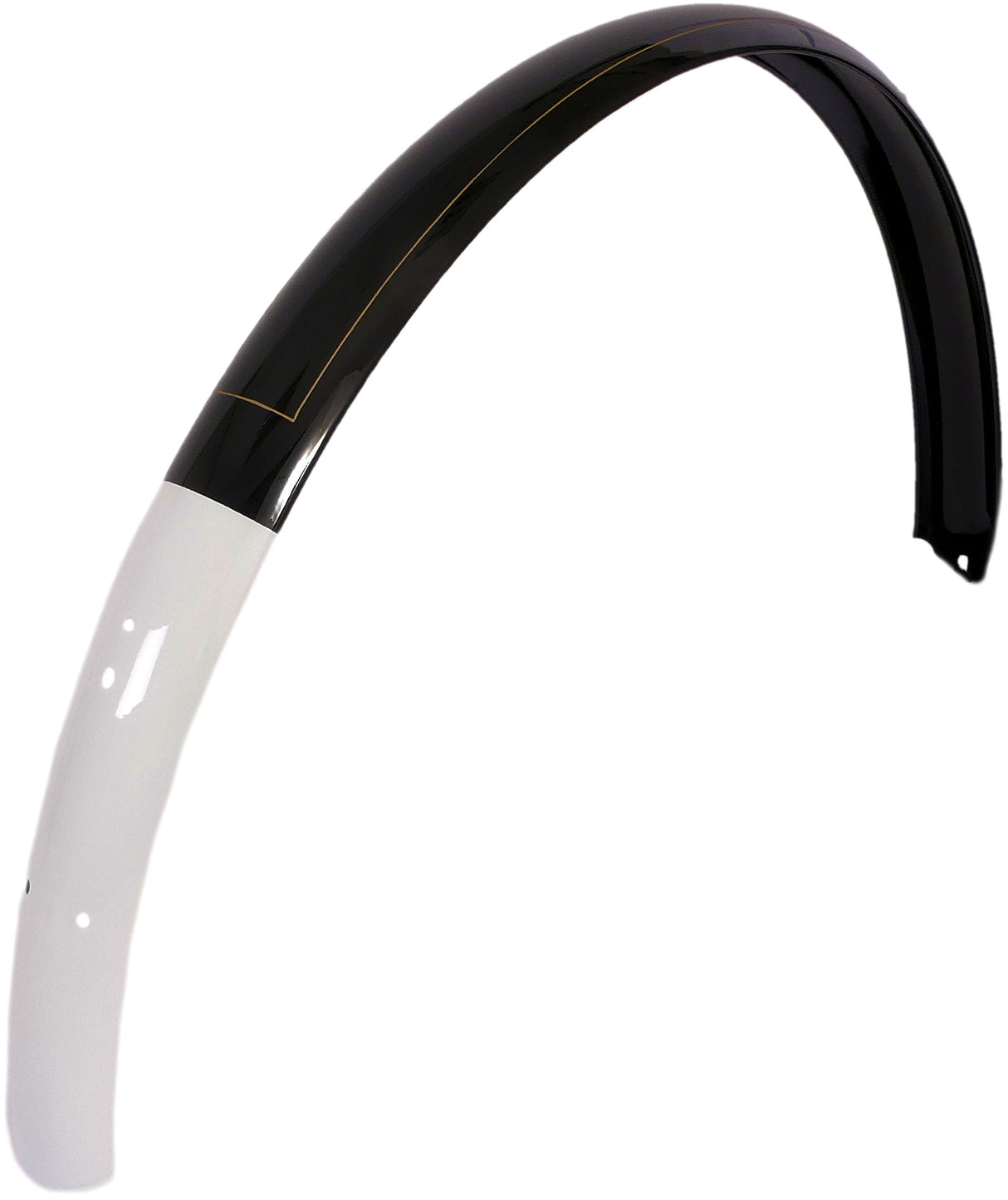 Gazelle Heck Fender V3 Tour mit weißem Rohrlauf - Schwarz