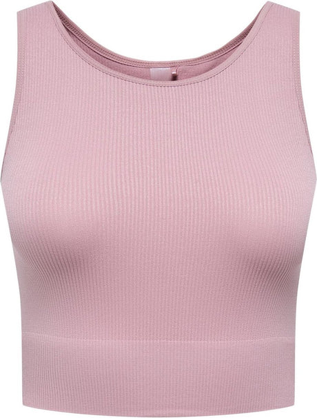 Spielen Sie nur Onpjaia Life Un SL Seam Short Top Noos Damen Top – Lila