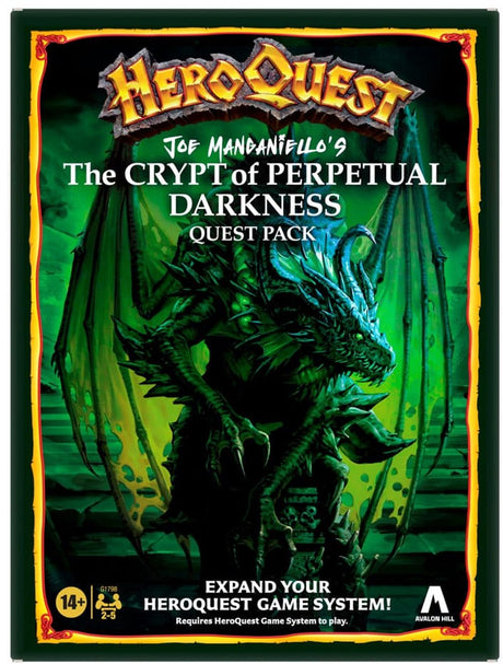Hasbro heroquest board game expansion the crypt of perpetual darkness quest pack *english version* and accessories