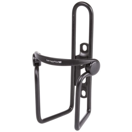 M-Wellen-Bidonhalter Aluminium mit PVC-Klemmen schwarz