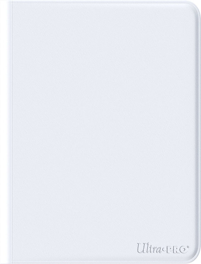Ultrapro pro-binder zippered 9-pocket vivid white