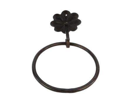 Hbx Natural Living Anhängerring Kabala Metall D15cm schwarz