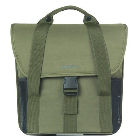 Basil einzelne Fahrradtasche Go 16 Liter 15 x 29 x 34 cm – dunkelgrün