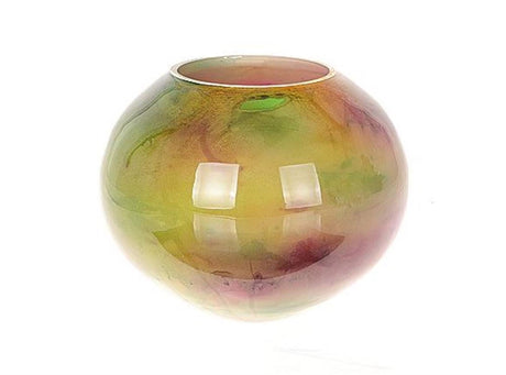 Hbx natürliche lebende Vase Afrara Durchmesser 22 cm H17 cm Multi