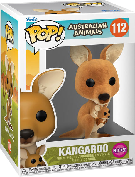 Funko-Pop! Australische Tiere - Känguru (beflockt) #112