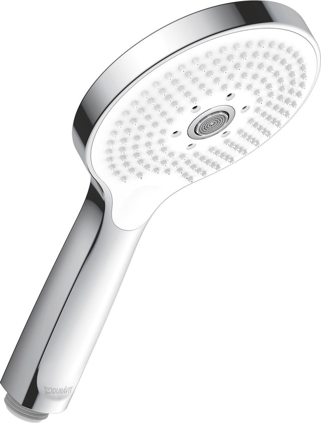 Duravit handdouche 3 standen click! minusflow – douchekop ø120 mm – waterbesparend – easyclean – chroom hoogglans