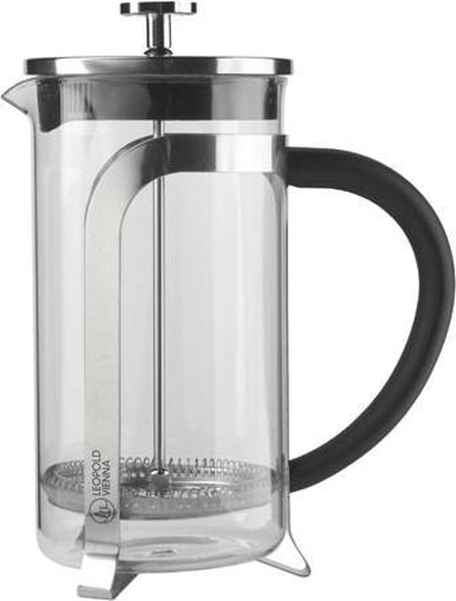 Leopold Wien - French Press Cafetière glänzend 1,0l (8 Tassen)