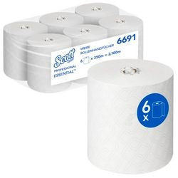Papierhandtücher Scott Essential weiß 600 mm x 400 mm x 198 mm