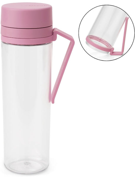 Brabantia Make-Take-Trinkflasche mit Fruchtfilter – 500 ml – Fliederrosa