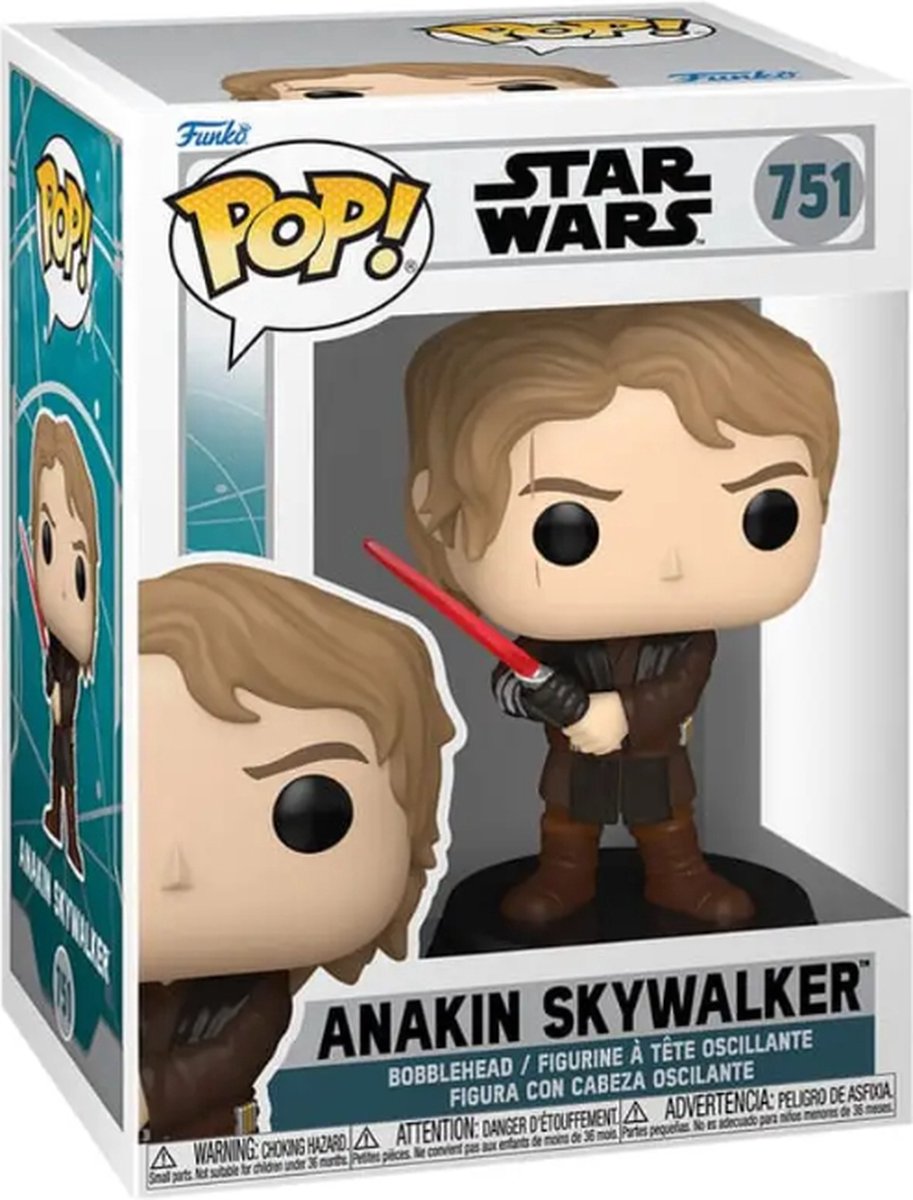 Funko pop star wars: ahsoka - anakin skywalker pop #751