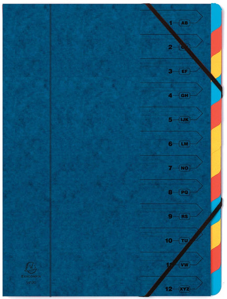 Exacompta Sortiermappen 5222z blau A4