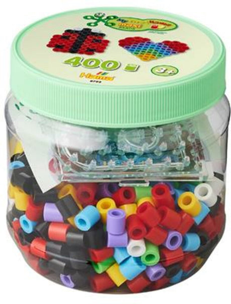 Hama 8792 Eimer mit 400 Maxi-Perlen und Pinnwänden