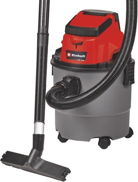 Einhell Akku-Nass-Trockensauger TC-VC 18 15 Li Solo - Power X-Change - 18 V Li-Ion - 15 l - 80 mbar - Schlauchlänge - Durchmesser: 1,5 m 36 mm - 72 dB - Blasfunktion - inkl. 10-teiliges Zubehörset - exkl. Akku und Ladegerät
