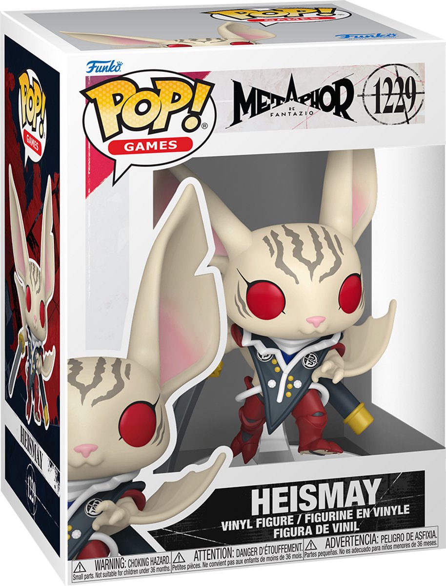 Funko-Metapher: Refantazio Pop! Spiele Vinylfigur Heismay 9 cm Puppe! Figur