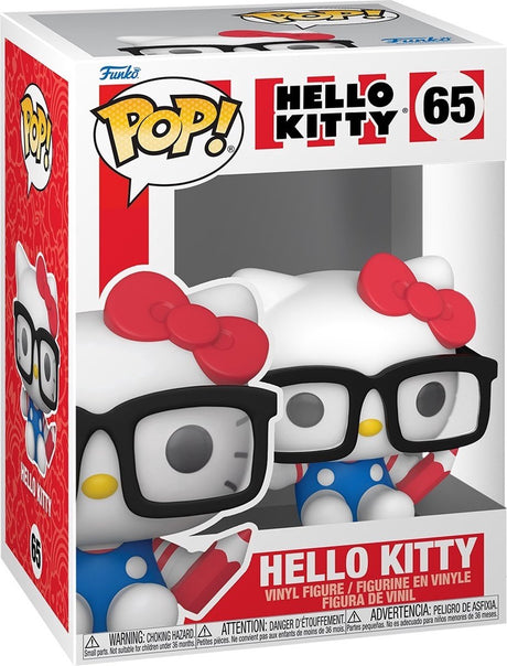 Funko Pop Sanrio: Hallo Kitty – Hallo Kitty (Nerd) Pop #65