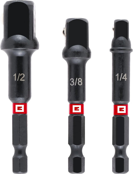 Einhell impact 134215 bitadapterset aandrijving 1 4, 3 8, 1 2 135 mm 1 set(s)