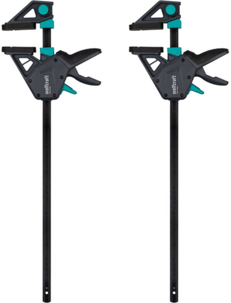 Wolfcraft - 2 Klebeklemmen 450 mm - Klebeklemme Pro Max - 8662060