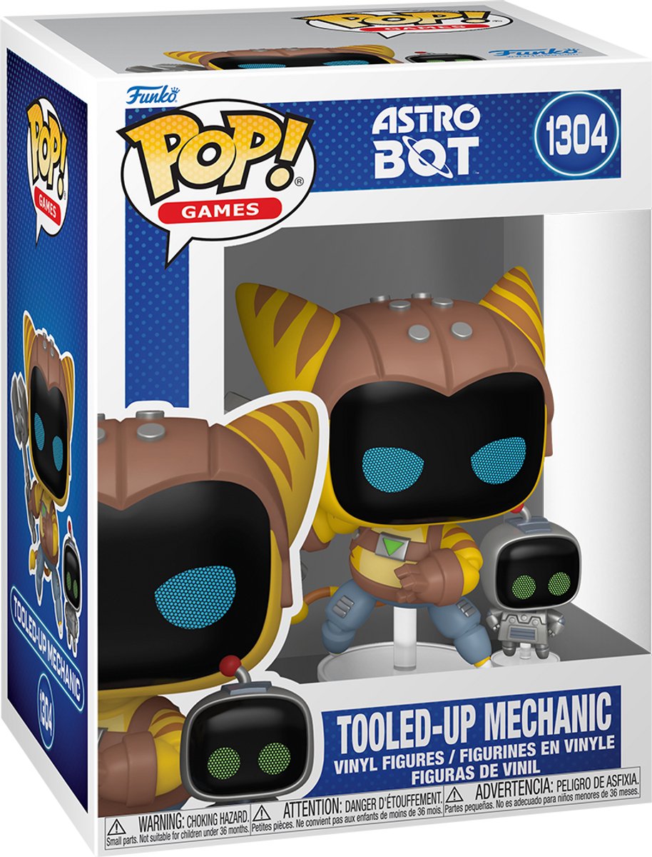 Funko pop buddy: astro bot- tu mechanic
