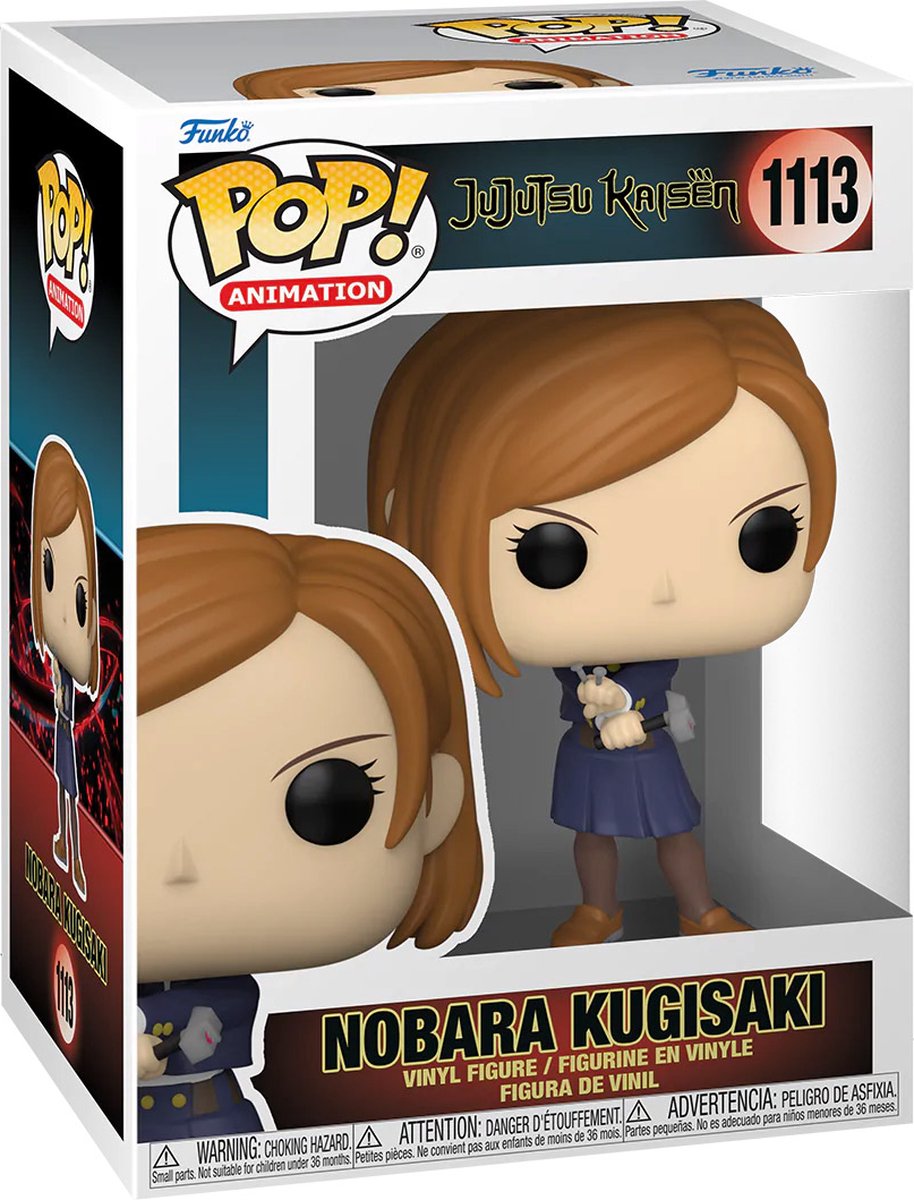 Funko Jujutsu Kaisen Sammelfigur Puppe! Animation Nobara 9 cm mehrfarbig