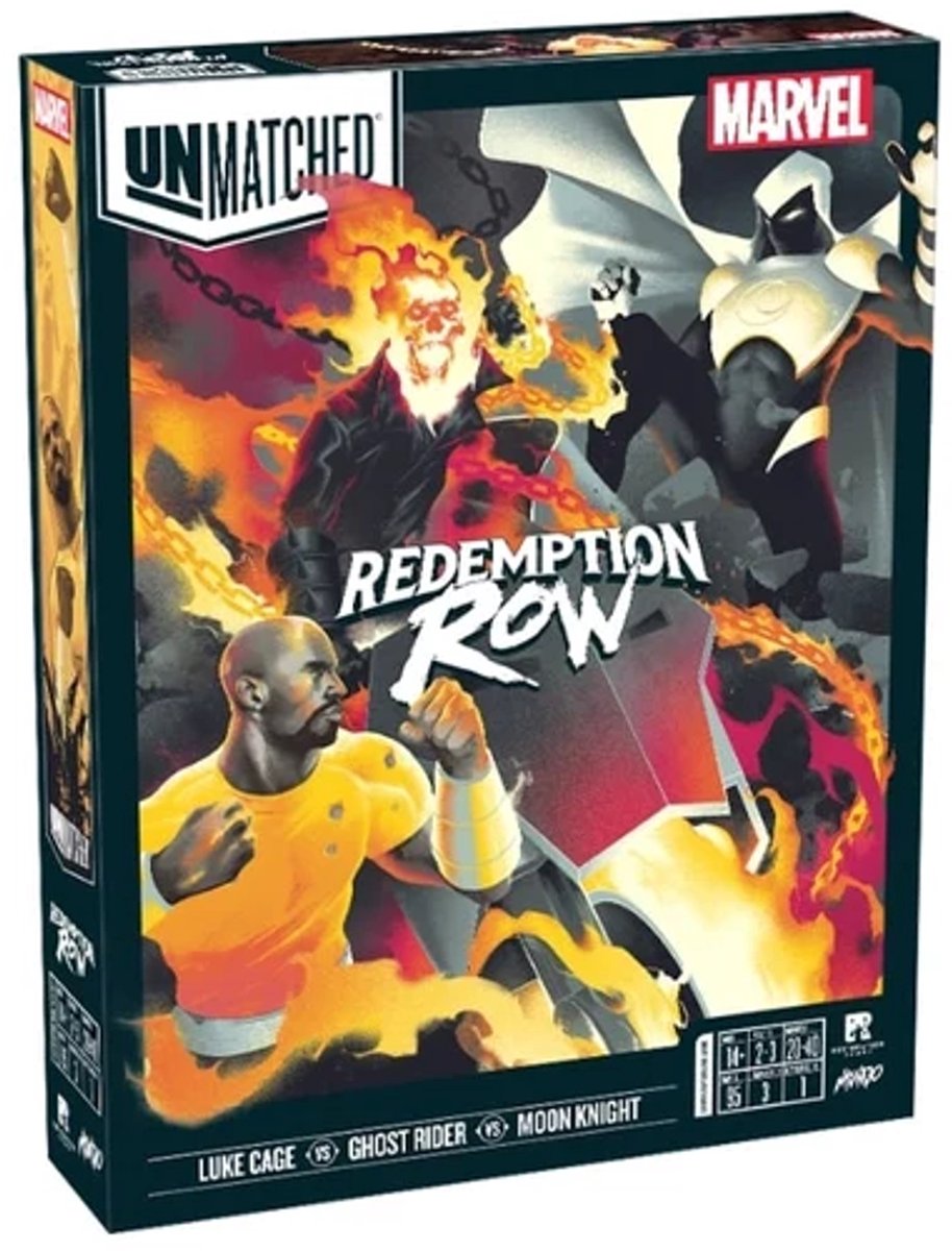 Restoration games unmatched: marvel - redemption row - engelstalige uitgave