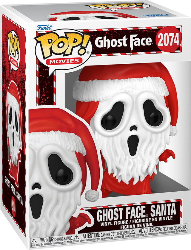 Funko scream (film) ghost face santa vinylfiguur 2074 unisex pop! - neutraal - standard