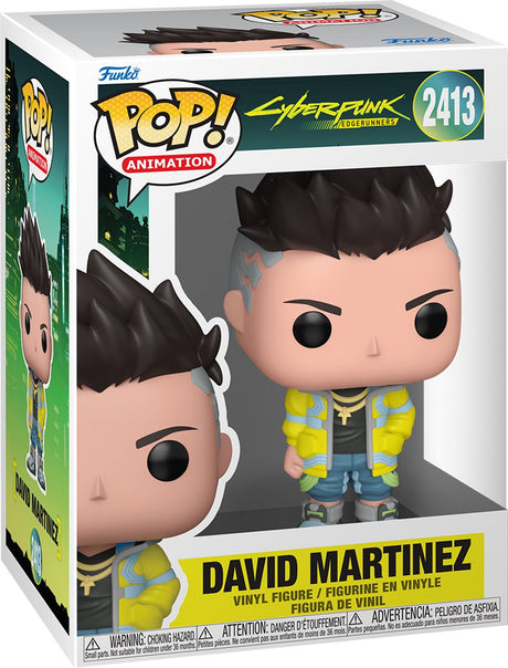 Funko cyberpunk edgerunners - david martinez (pop!animation) vinylfiguur 2413 unisex pop! - neutraal - standard