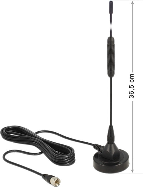 Delock Dab+ Antenne mit f(m) Stecker - 0 dbi - 2 Meter