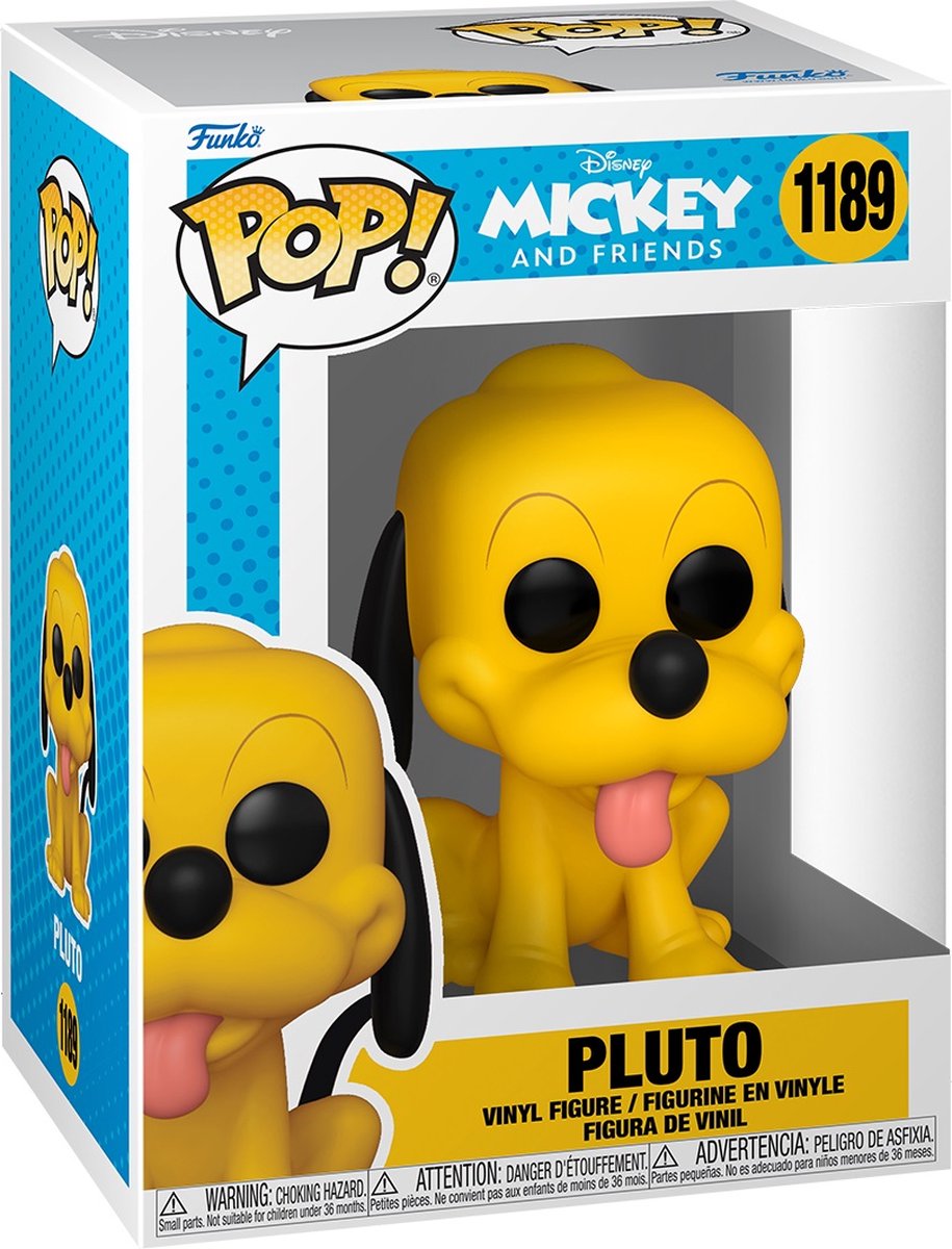 Funko Mickey Mouse – Sensationeller 6 Pop! Pluto 9 cm Sammlerfigur – mehrfarbig