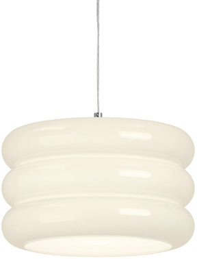 Eglo tortora hanglamp - e27 - ø 30 cm - chroom wit