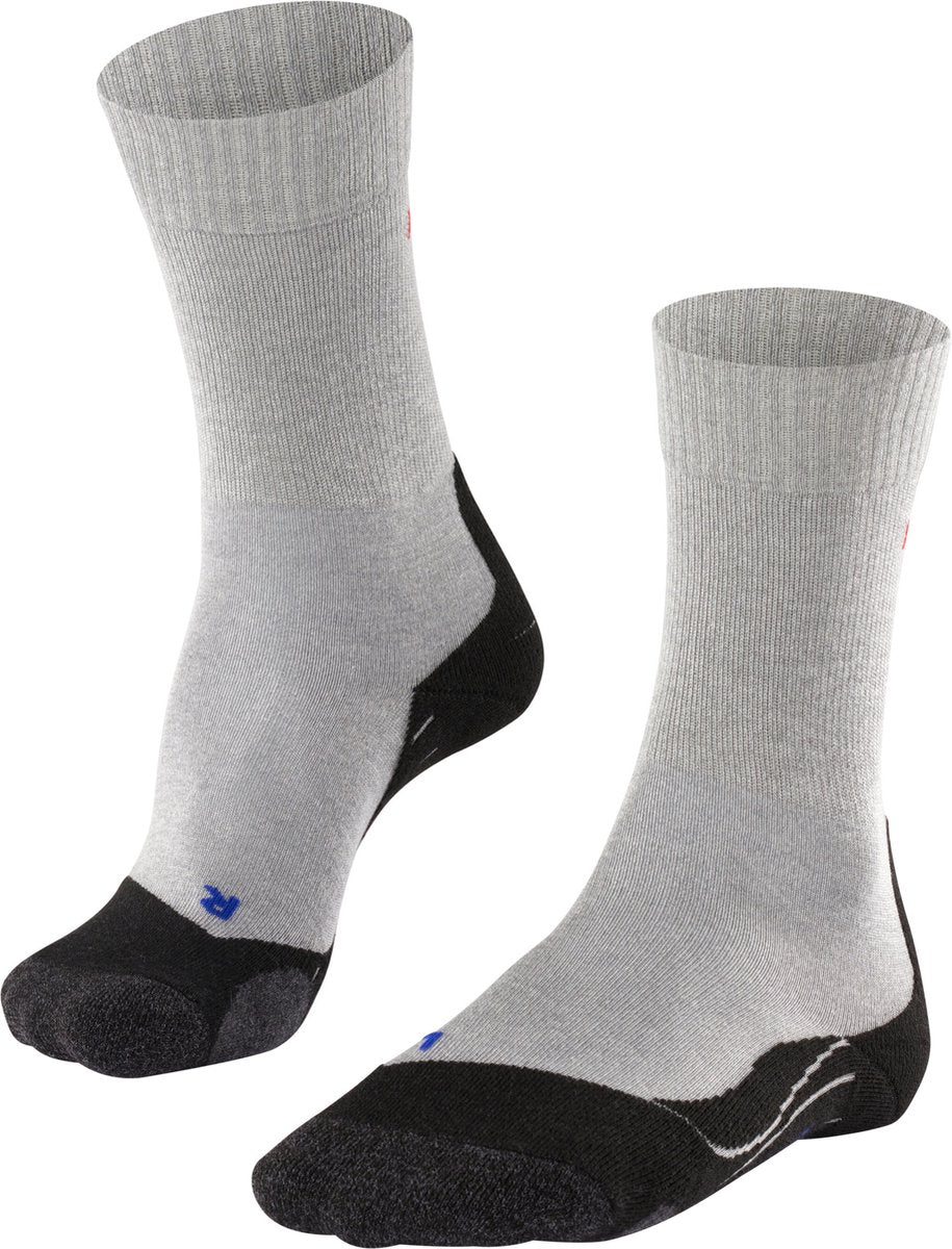 Falke TK2 Cool Anti-Blister Wandersocken aus dickem Lyocell-Funktionsmaterial Herren Grau - Größe 44-45