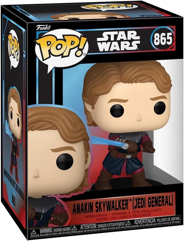 Funko pop star wars: anakin skywalker (jedi general) - pop #865