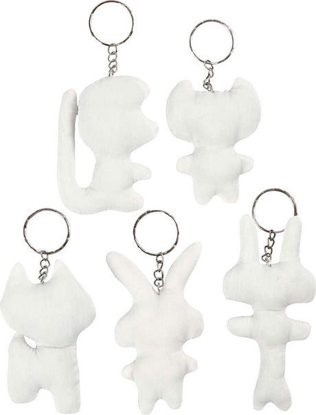 Kreativunternehmen https: www.cchobby.nl-textile-figures-with-keychain-h-6-10-cm-5-piece-1-box
