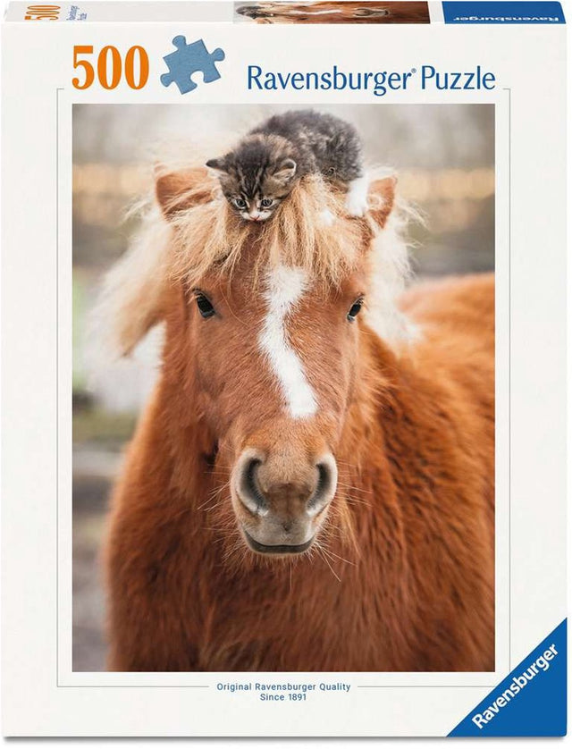 Ravensburger – Pony und Katze – Puzzle – 500 Teile