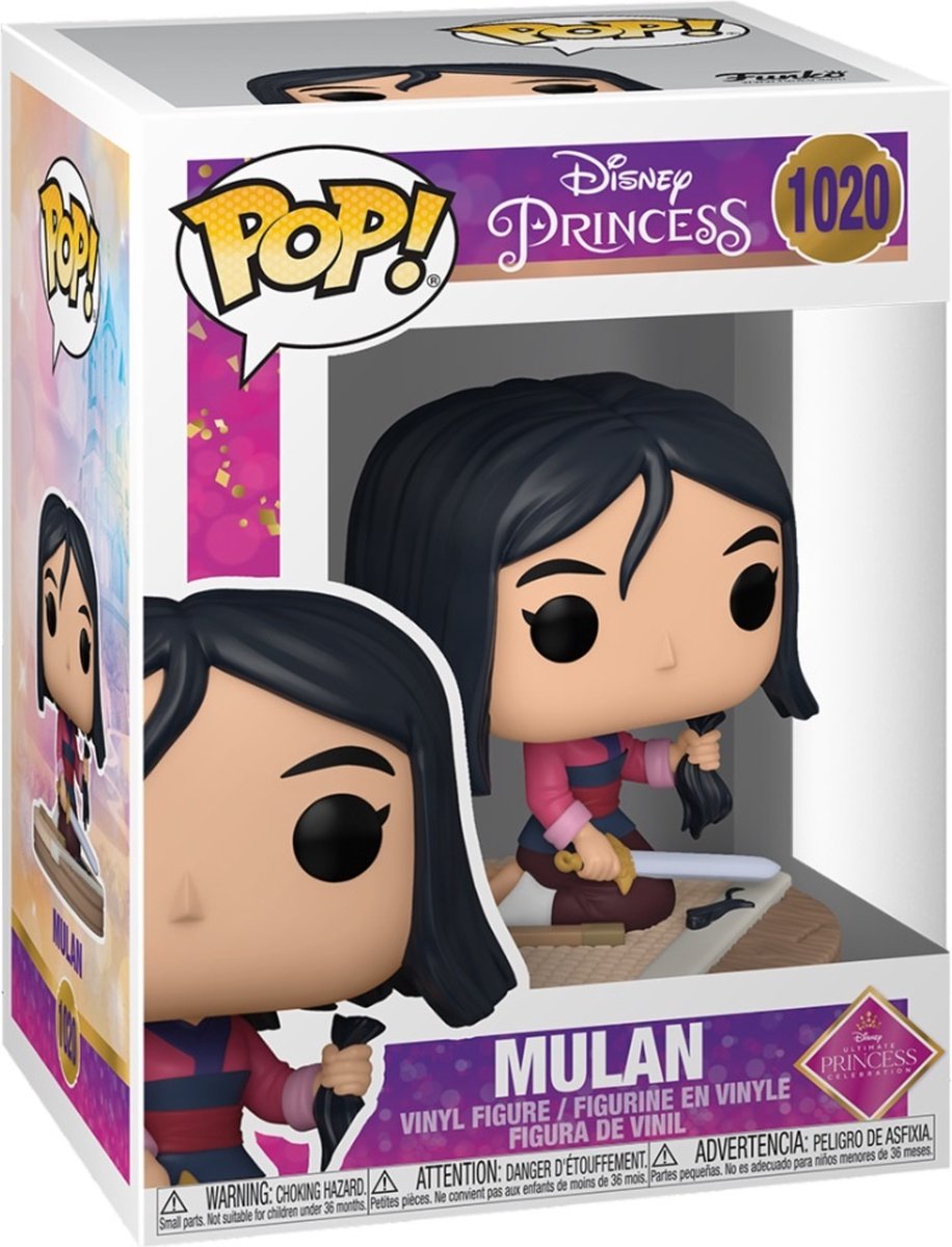 Funko pop disney mulan - ultimate princess #1020 - 9,5 cm