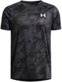 Under armour ua tech 2.0 ss-blk jongens sportshirt - zwart - antraciet - wit