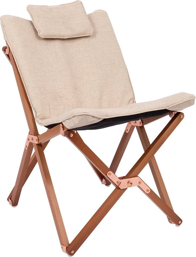 Bo-camp - urban outdoor - kinder relaxstoel - bloomsbury - s - oxford polyester - beige